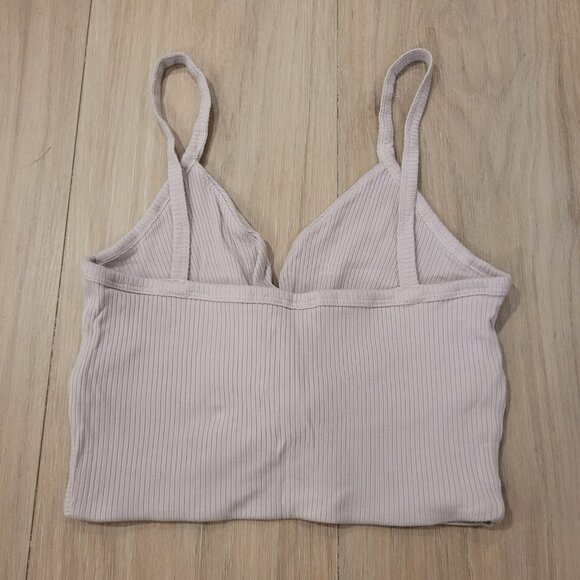 WILFRED | Aritzia Bay Tank Ribbed Crop Top | Sz. XS - Picture 9 of 9